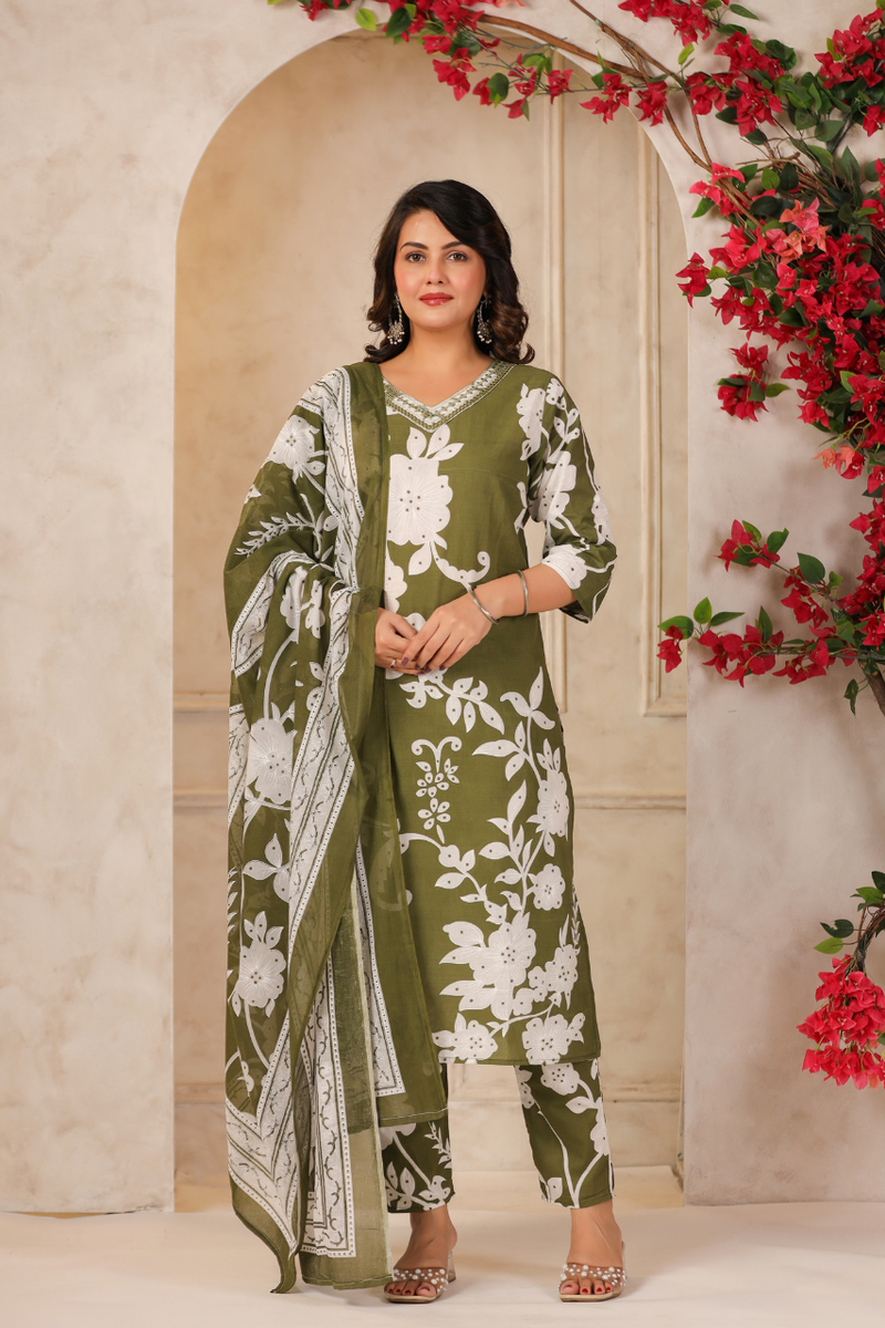 A Soft Touch -Cotton Women's Kurta Set