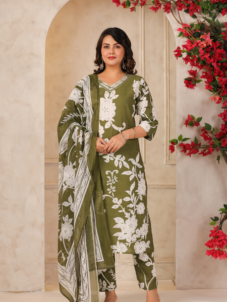 A Soft Touch -Cotton Women's Kurta Set