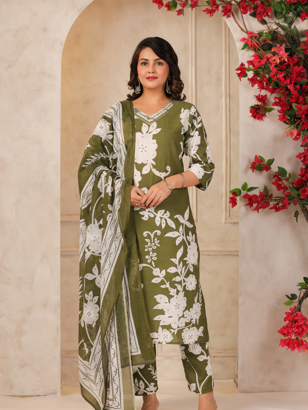 A Soft Touch -Cotton Women's Kurta Set