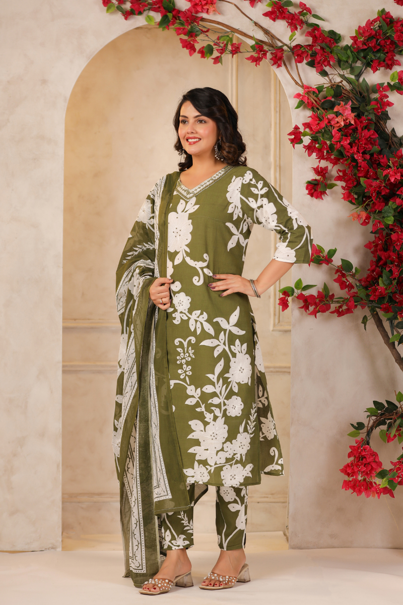 A Soft Touch -Cotton Women's Kurta Set