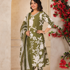 A Soft Touch -Cotton Women's Kurta Set