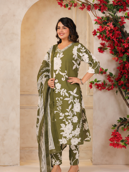 A Soft Touch -Cotton Women's Kurta Set