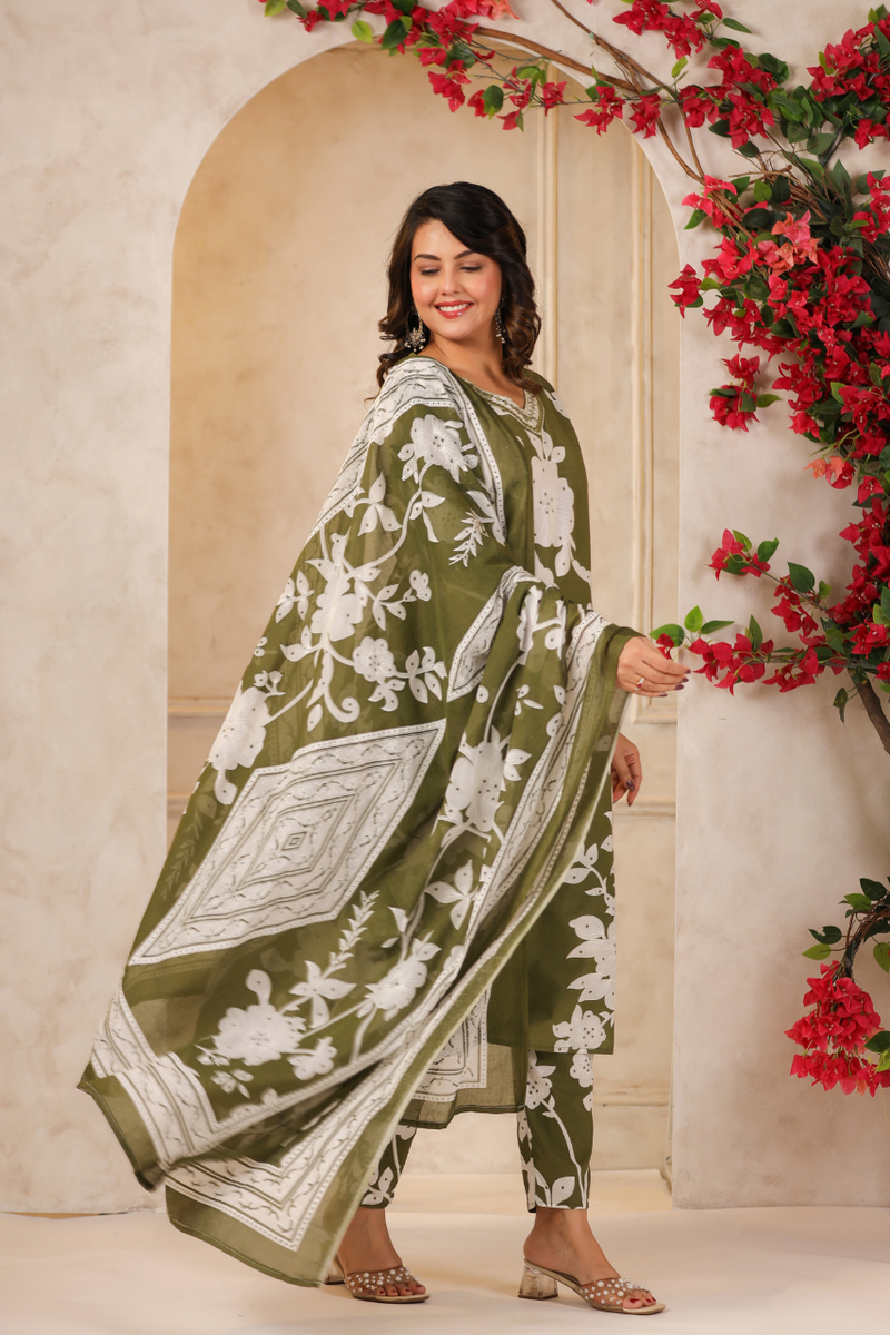A Soft Touch -Cotton Women's Kurta Set