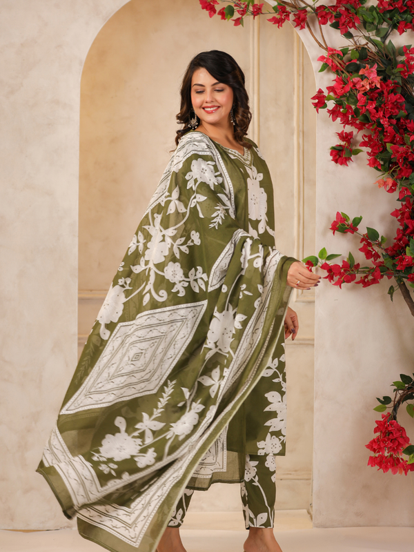 A Soft Touch -Cotton Women's Kurta Set