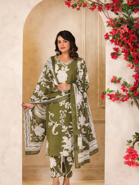 A Soft Touch -Cotton Women's Kurta Set