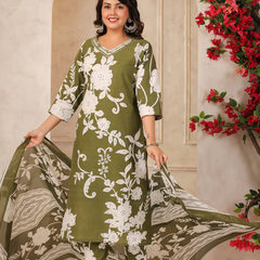 A Soft Touch -Cotton Women's Kurta Set