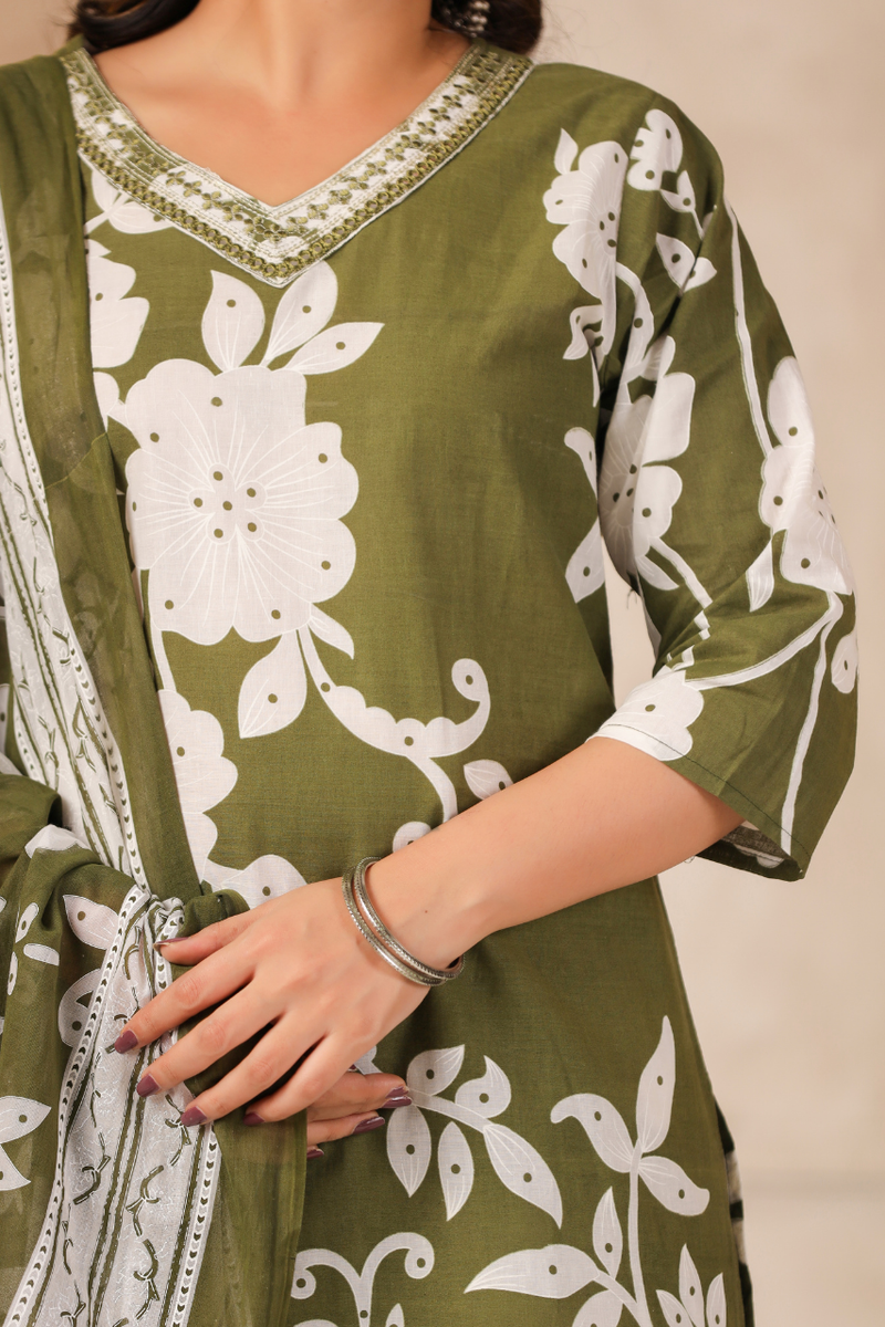 A Soft Touch -Cotton Women's Kurta Set