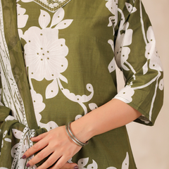 A Soft Touch -Cotton Women's Kurta Set