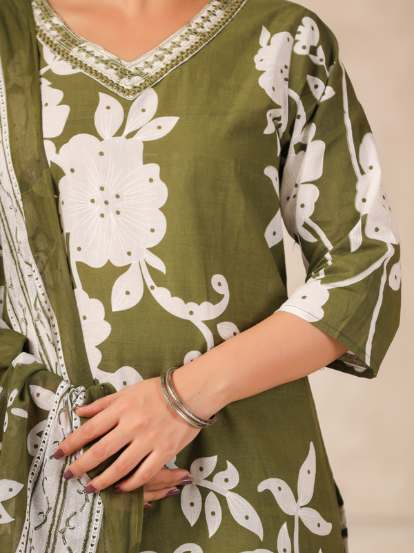 A Soft Touch -Cotton Women's Kurta Set