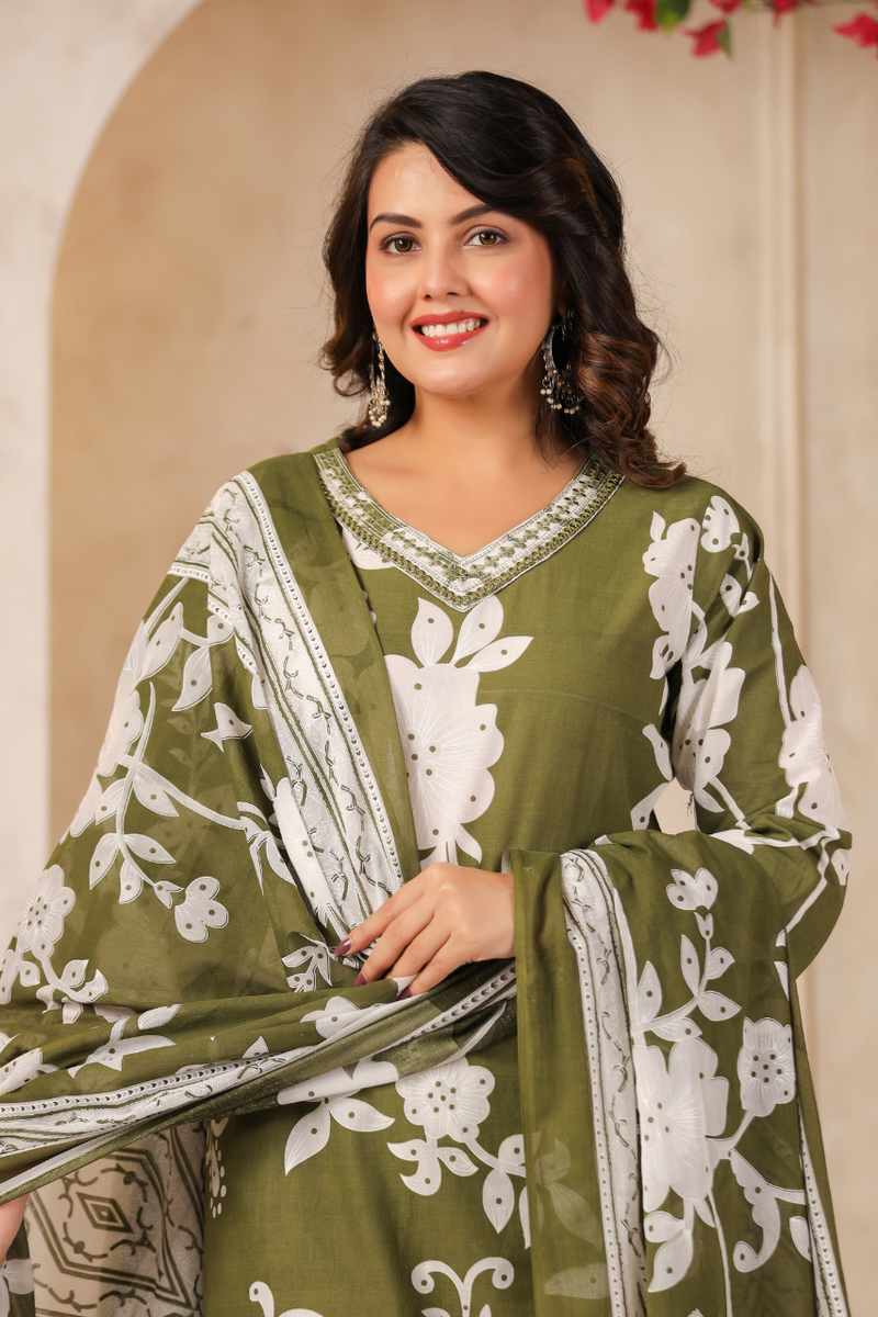 A Soft Touch -Cotton Women's Kurta Set