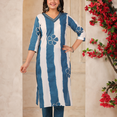 A Soft Touch -Cotton Women's Kurta Set