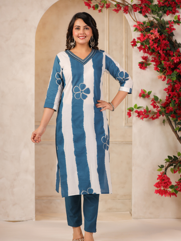A Soft Touch -Cotton Women's Kurta Set
