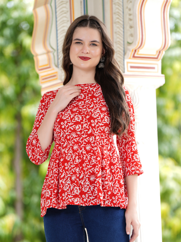 Casual Regular Sleeves Printed Women