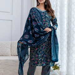 Women Printed Kurta and Pant Set With Dupatta | Ethnic Set | Dupatta Set | Kurta Set