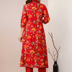 Women Viscose Rayon Kurta Pant Dupatta Set