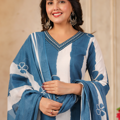 A Soft Touch -Cotton Women's Kurta Set