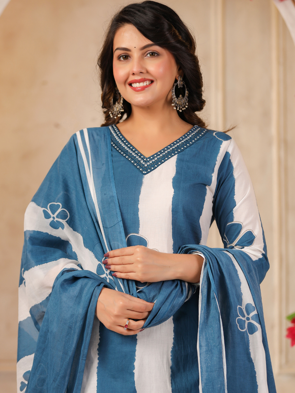 A Soft Touch -Cotton Women's Kurta Set