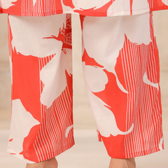 Women's Floral Printed Straight Co-ord Set