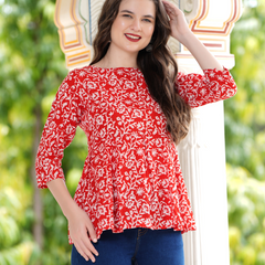 Casual Regular Sleeves Printed Women