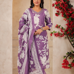 A Soft Touch -Cotton Women's Kurta Set