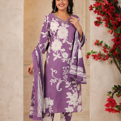 A Soft Touch -Cotton Women's Kurta Set