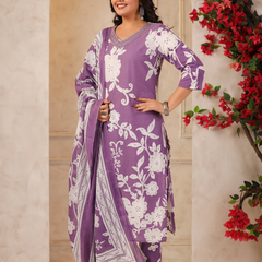 A Soft Touch -Cotton Women's Kurta Set