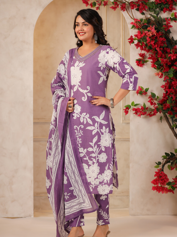 A Soft Touch -Cotton Women's Kurta Set