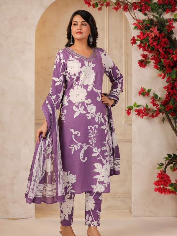 A Soft Touch -Cotton Women's Kurta Set