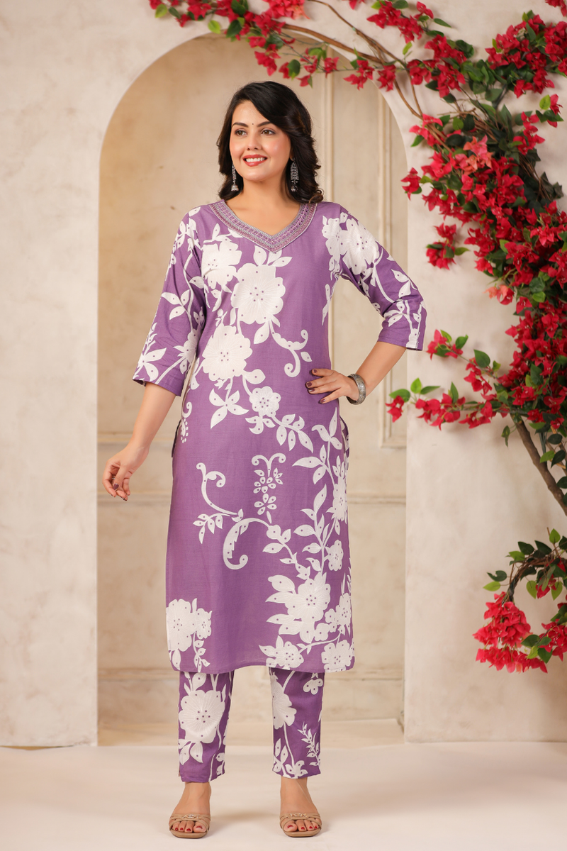 A Soft Touch -Cotton Women's Kurta Set