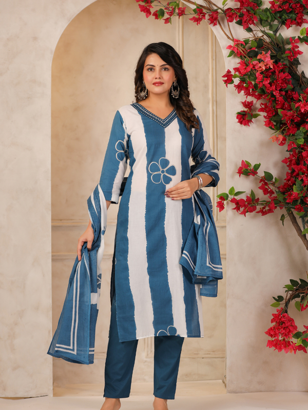 A Soft Touch -Cotton Women's Kurta Set