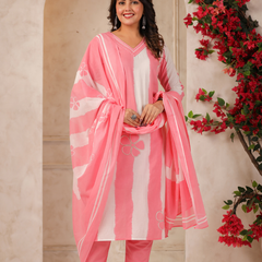 A Soft Touch -Cotton Women's Kurta Set