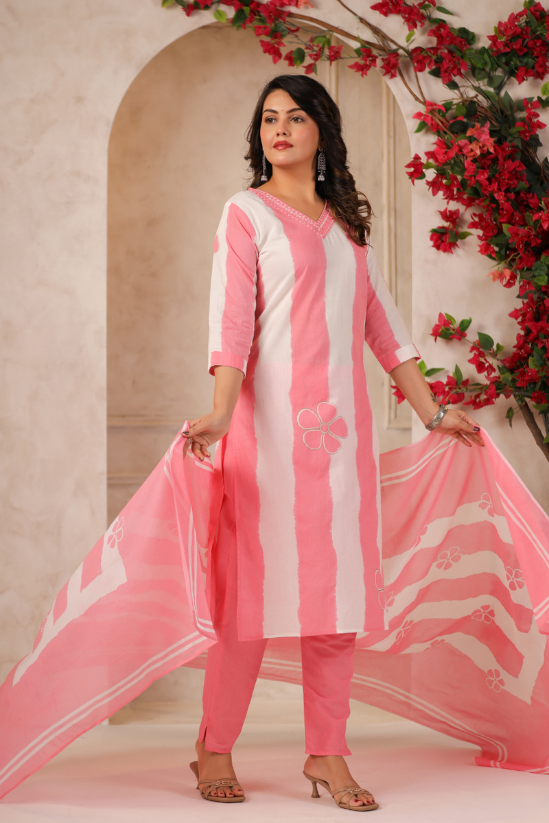 A Soft Touch -Cotton Women's Kurta Set