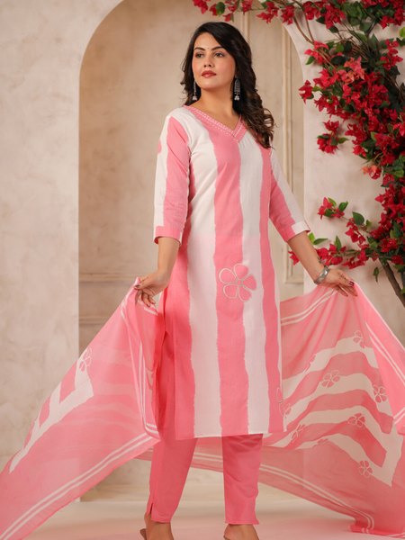 A Soft Touch -Cotton Women's Kurta Set