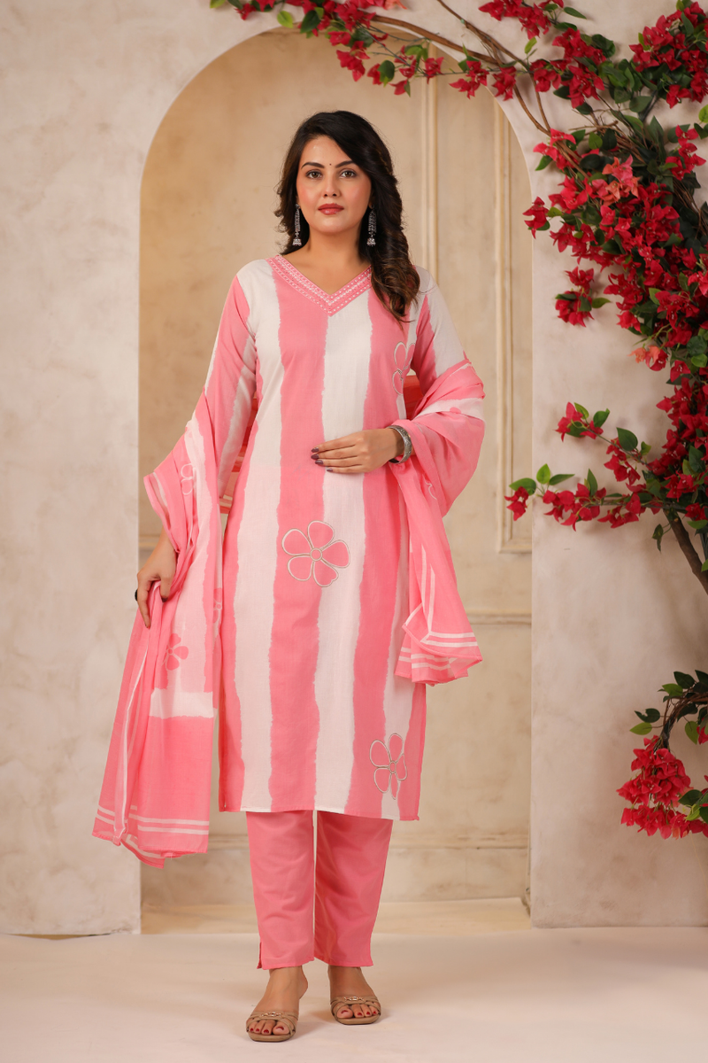 A Soft Touch -Cotton Women's Kurta Set