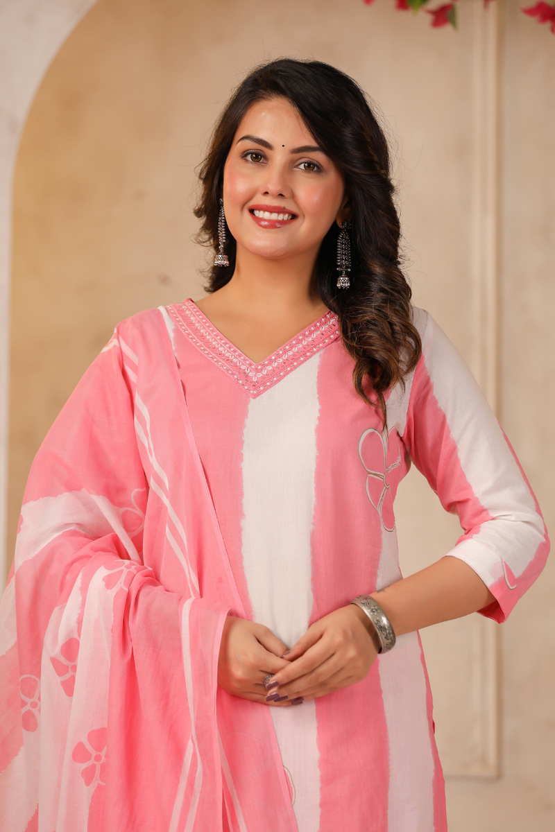 A Soft Touch -Cotton Women's Kurta Set
