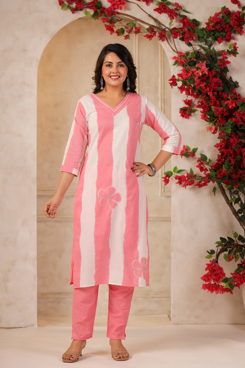 A Soft Touch -Cotton Women's Kurta Set