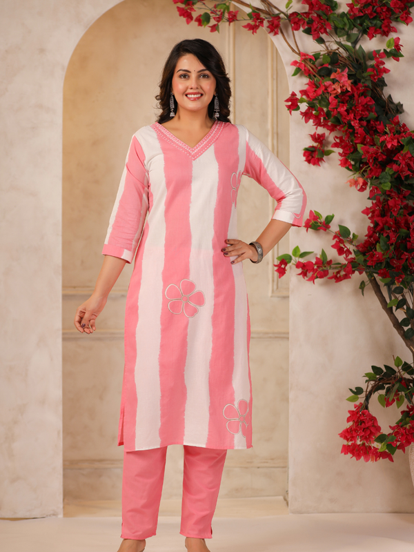 A Soft Touch -Cotton Women's Kurta Set