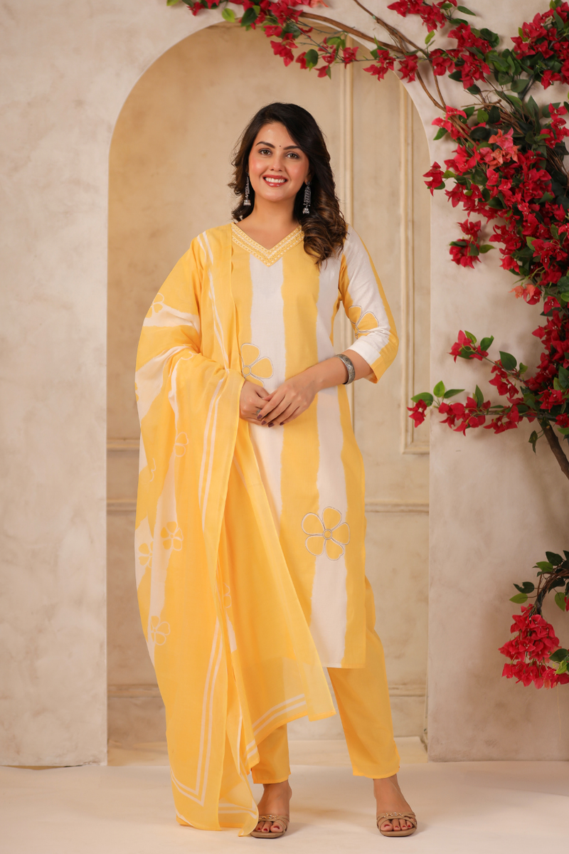 A Soft Touch -Cotton Women's Kurta Set