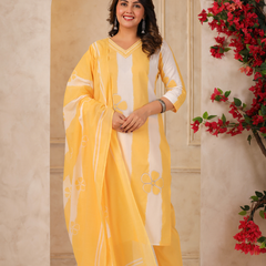 A Soft Touch -Cotton Women's Kurta Set