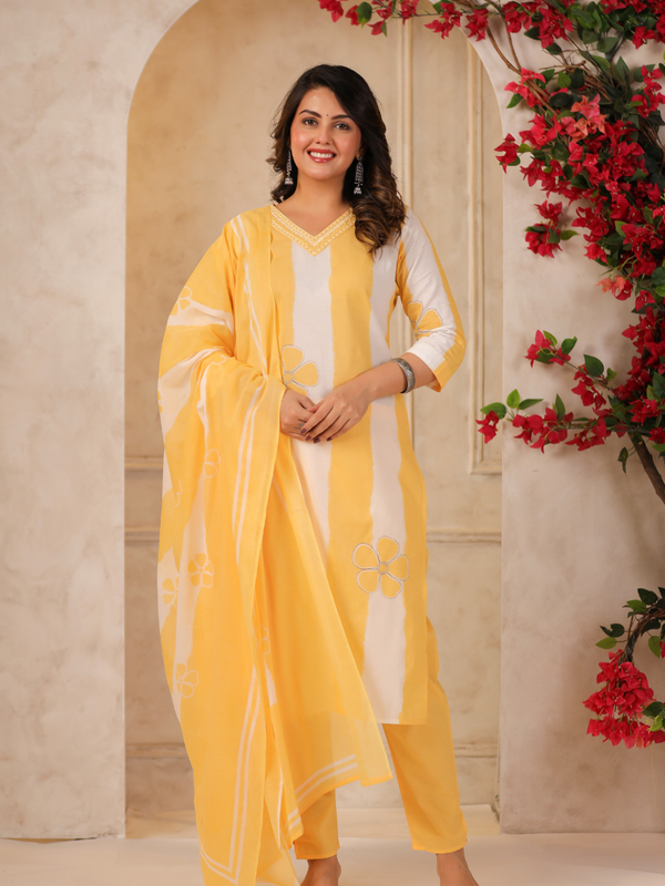 A Soft Touch -Cotton Women's Kurta Set