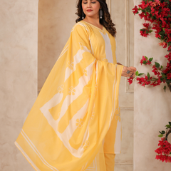 A Soft Touch -Cotton Women's Kurta Set
