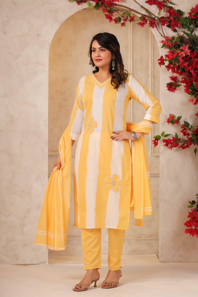 A Soft Touch -Cotton Women's Kurta Set