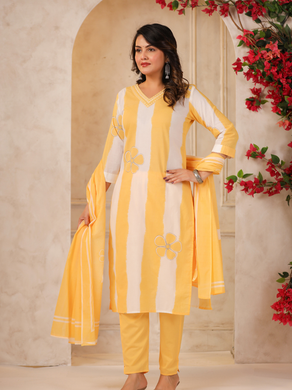 A Soft Touch -Cotton Women's Kurta Set