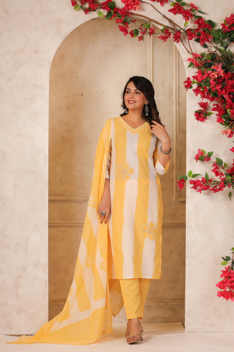 A Soft Touch -Cotton Women's Kurta Set