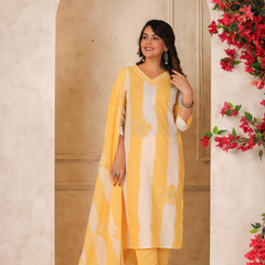 A Soft Touch -Cotton Women's Kurta Set