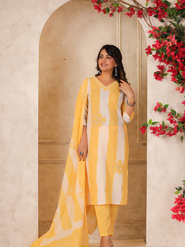A Soft Touch -Cotton Women's Kurta Set