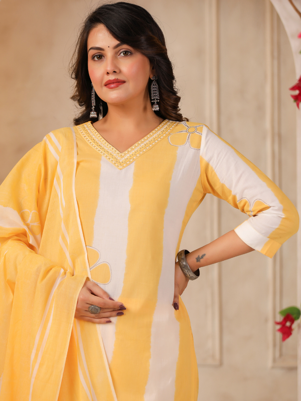 A Soft Touch -Cotton Women's Kurta Set