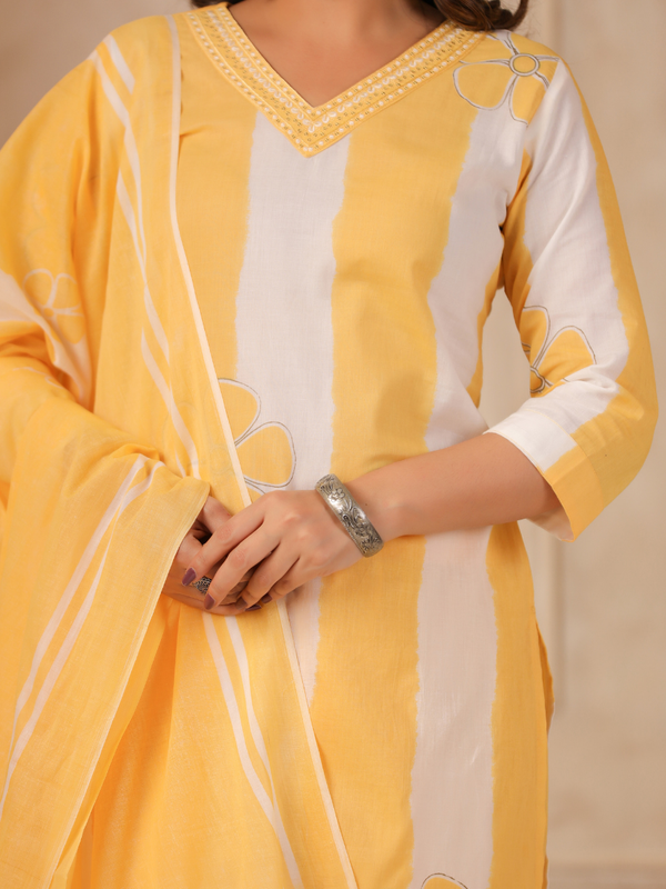 A Soft Touch -Cotton Women's Kurta Set