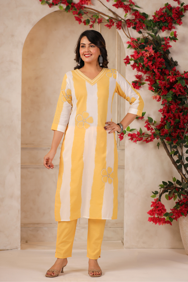 A Soft Touch -Cotton Women's Kurta Set