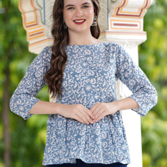 Casual Regular Sleeves Printed Women
